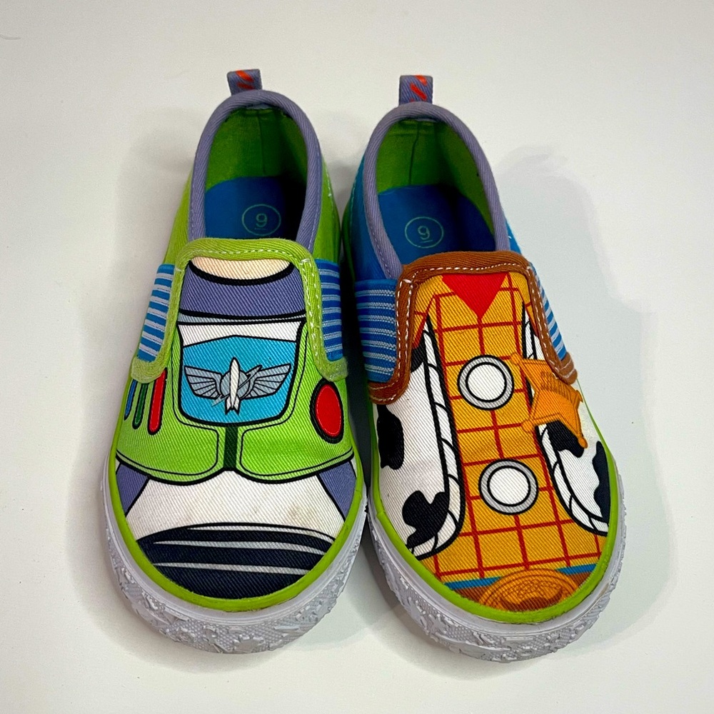 Toy Story toddler slip on shoes size 9